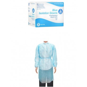 Dynarex Isolation Gowns / 50 PER BOX