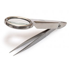 Splinter tweezer with magnifying glass - Each