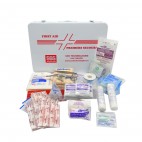 BASIC SMALL FIRST AID KIT 25 OR LESS METAL