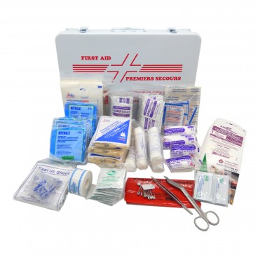 TROUSSE DE PREMIER SOINS 50 OU MOINS (Moyen) - MÉTAL