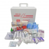 BASIC LARGE LOW RISK FIRST AID KIT 50 OR MORE - PLASTIC