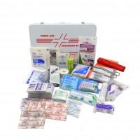 HIGH RISK BASIC FIRST AID KIT 25 OR LESS - METAL