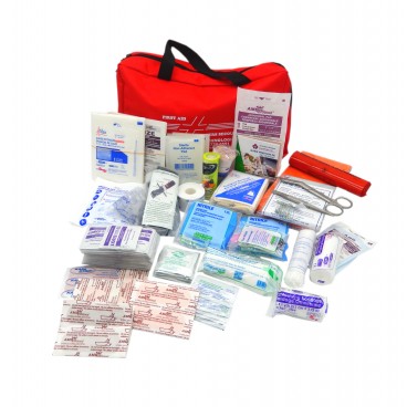 HIGH RISK BASIC FIRST AID KIT 25 OR LESS - FABRIC