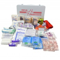 HIGH RISK BASICFIRST AID KIT 50 OR LESS - METAL