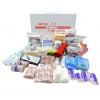 HIGH RISK BASIC FIRST AID KIT 50 OR MORE - METAL