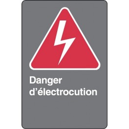 Danger of electrocution SAU963 - Each