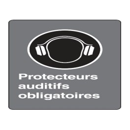 Hearing protectors mandatory no. SU564 - Each