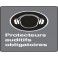 Protecteurs auditifs obligatoires no.SR643 - Chacune