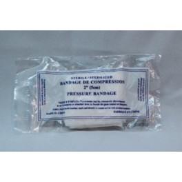 BANDAGE COMPRESSION STÉRILE 4" (10cm)