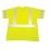 T-shirt traffic CSA poly cotton lime yellow