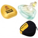 Laerdal Pocket mask with oxygen Inlet (black soft pack) - Each