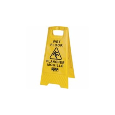 Bilingual Safety Floor Sign