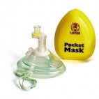 Laerdal Pocket mask with oxygen Inlet (Yellow case) - Each
