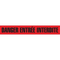 BARR-SGC183 DANGER / ENTRÉE INTERDITE  - BLACK ON RED